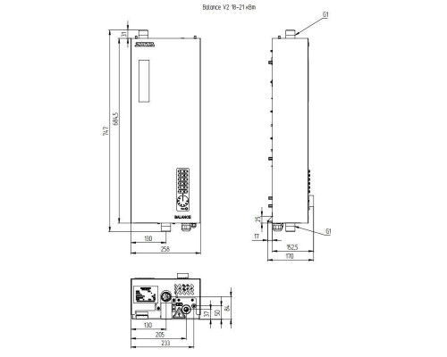 Котел электрический ZOTA Balance V2 18 кВт АZB3468421018