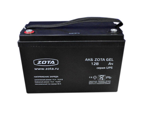 Аккумуляторная батарея ZOTA GEL 65-12 65 Ач 12 В AB3481101065