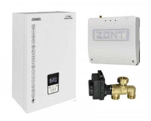 Миникотельная ZOTA MK-X Plus 9 кВт с клапаном BPV и ZONT SMART 2.0 00-00000341