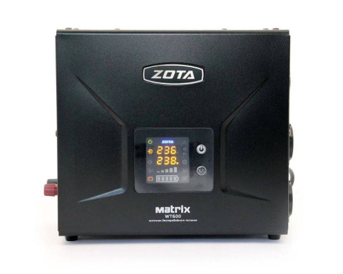 Источник бесперебойного питания ZOTA Matrix WT600 600 Вт 12 В УТ000007894